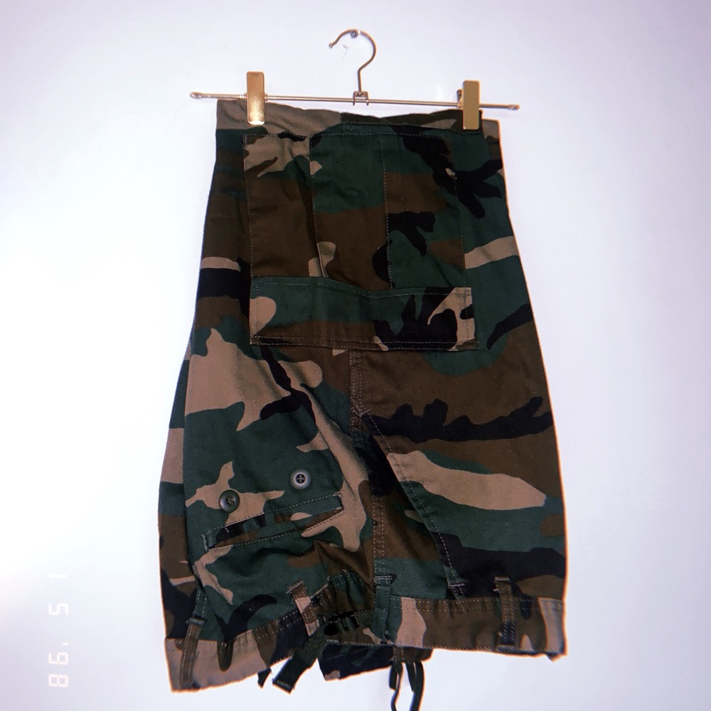Vintage adjustable camo pants